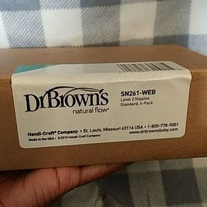 🆕 Dr. Brown's Natural Flow (Level 2) Nipples